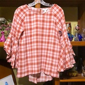 Lauren Conrad Plaid Top